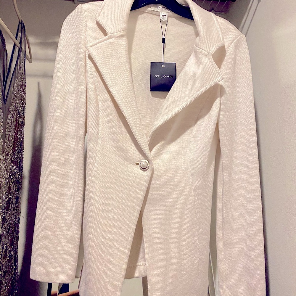 St John White Blazer